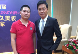 广州纵横国际与明星合影